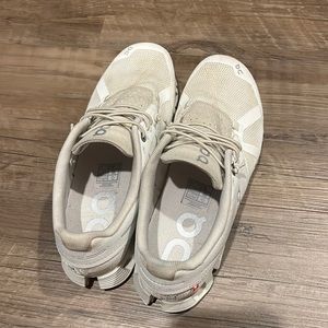 On Cloud running shoes.